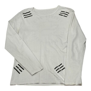 Toronto Seoul Vancouver Busan Shirt Mens Medium White Long Sleeve Maple Leaf